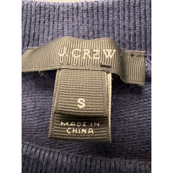 J Crew Women’s New York Graphic Casual Outdoor Pullover Sweatshirt‎ Size S Blue - Picture 2 of 3